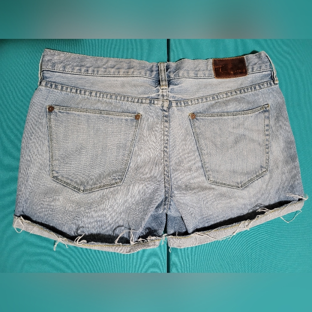 Madewell Rough Hem Cut Off Shorts Light Wash Size 29 - Picture 2 of 10